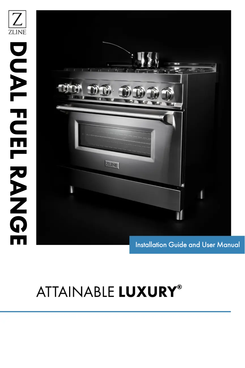 Página nº 1 - Guía de instalación ZLine RAS-BM-48