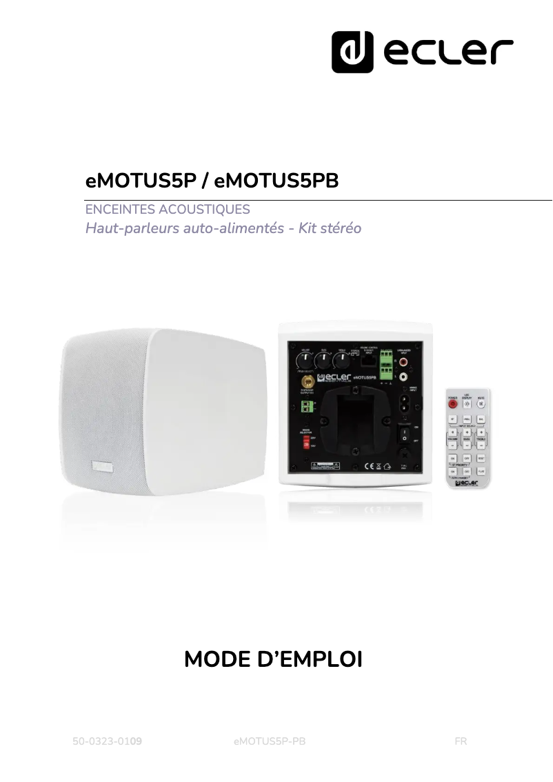 Imagen de la primera página del manual del dispositivo eMOTUS 5P