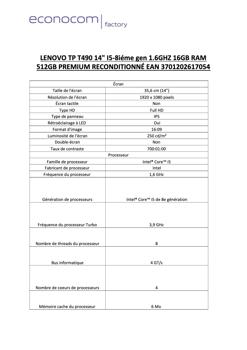 Página nº 1 - Manual de usuario Lenovo ThinkPad T490