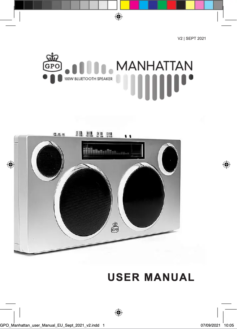 Imagen de la primera página del manual del dispositivo Manhattan
