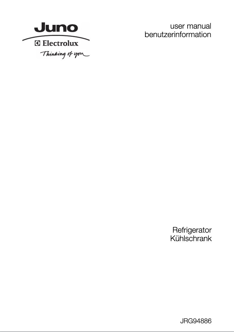 Imagen de la primera página del manual del dispositivo JRG94886