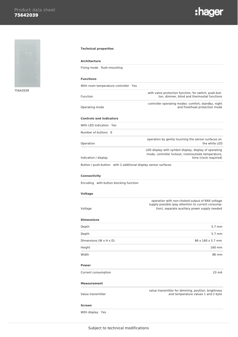 Imagen de la primera página del manual del dispositivo 75642039