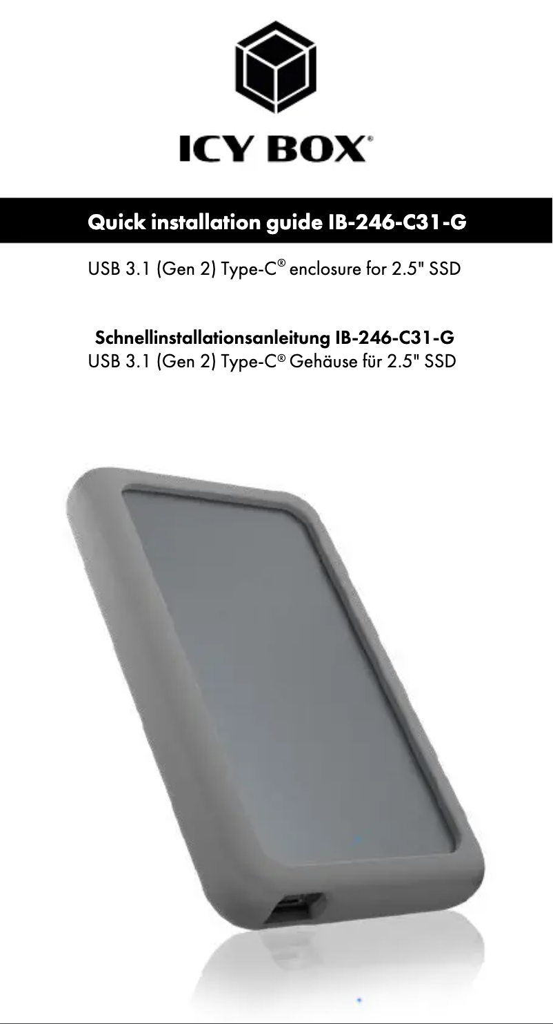 Imagen de la primera página del manual del dispositivo IB-246-C31-G