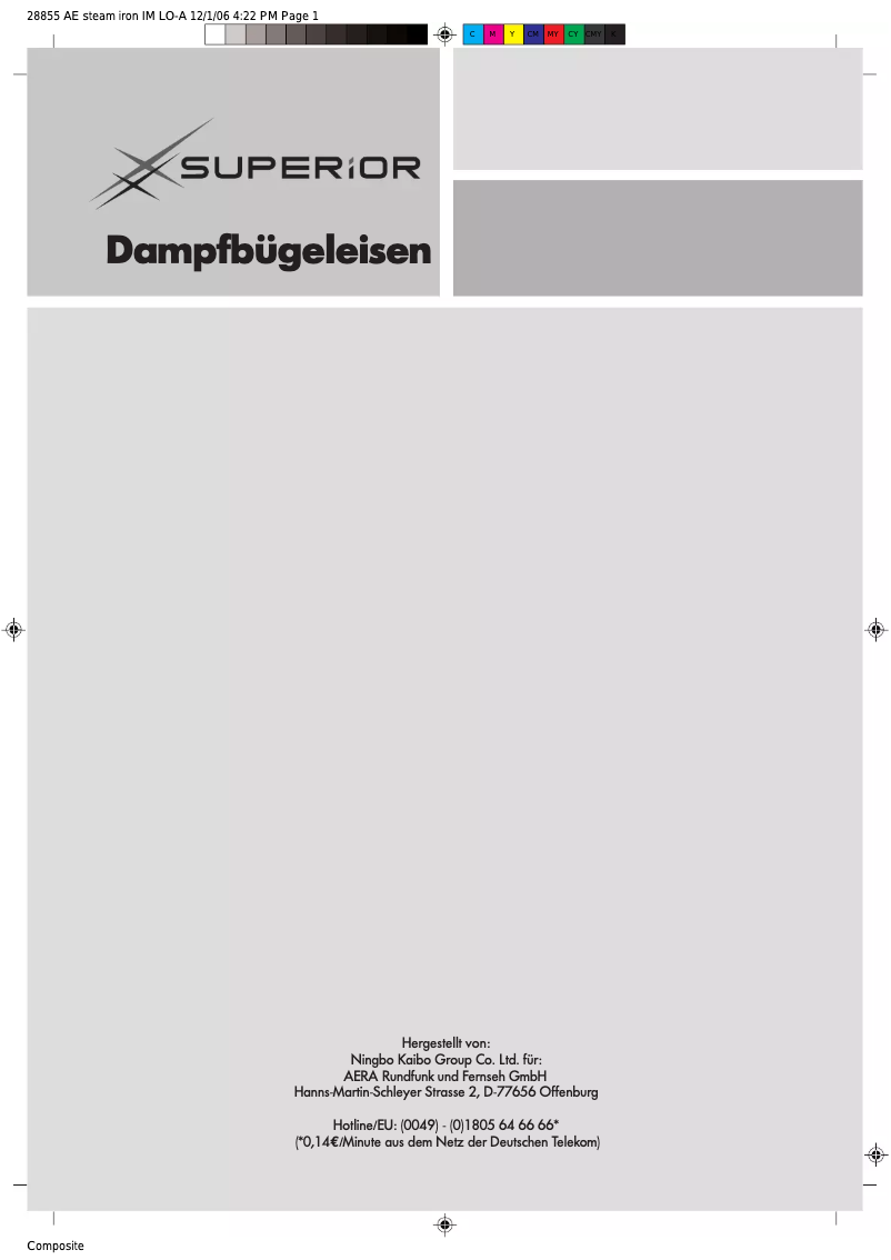 Imagen de la primera página del manual del dispositivo KB-2288