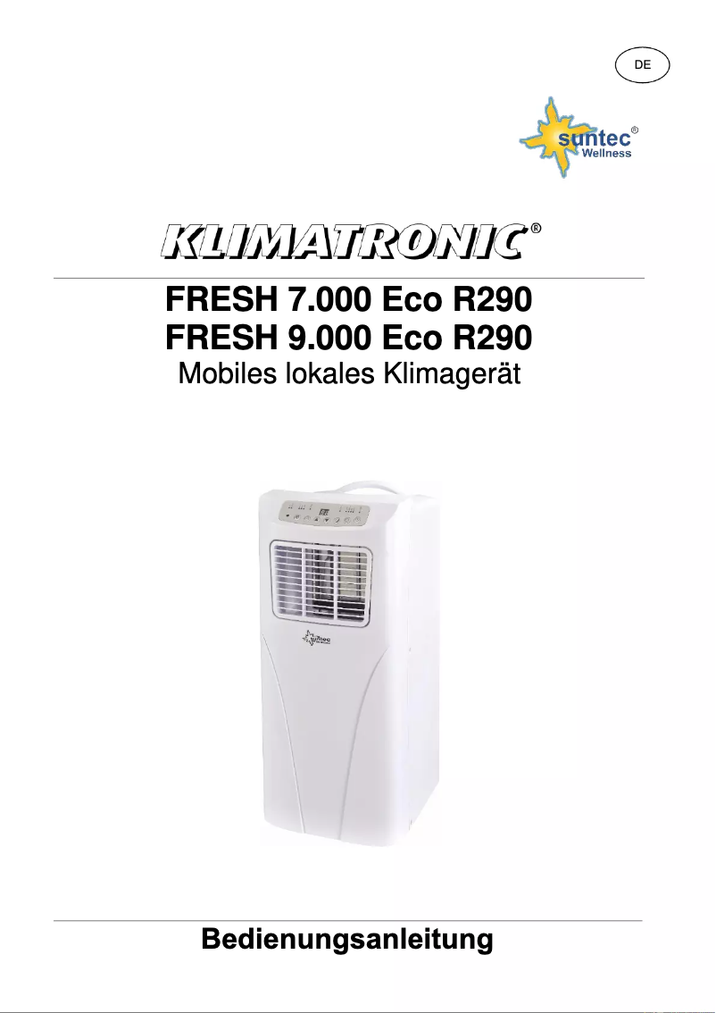 Página 1 del manual Manual de usuario Suntec Klimatronic Fresh 7.000 Eco R290