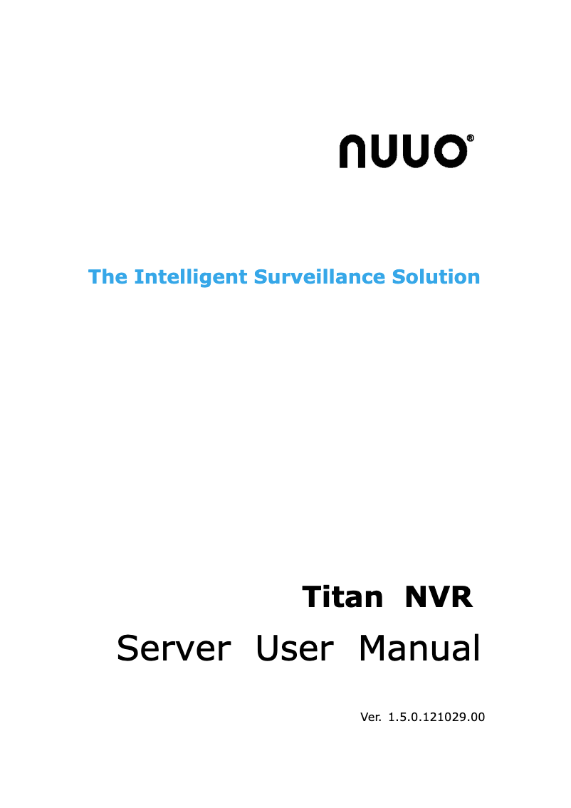 Imagen de la primera página del manual del dispositivo Titan NT-4040R