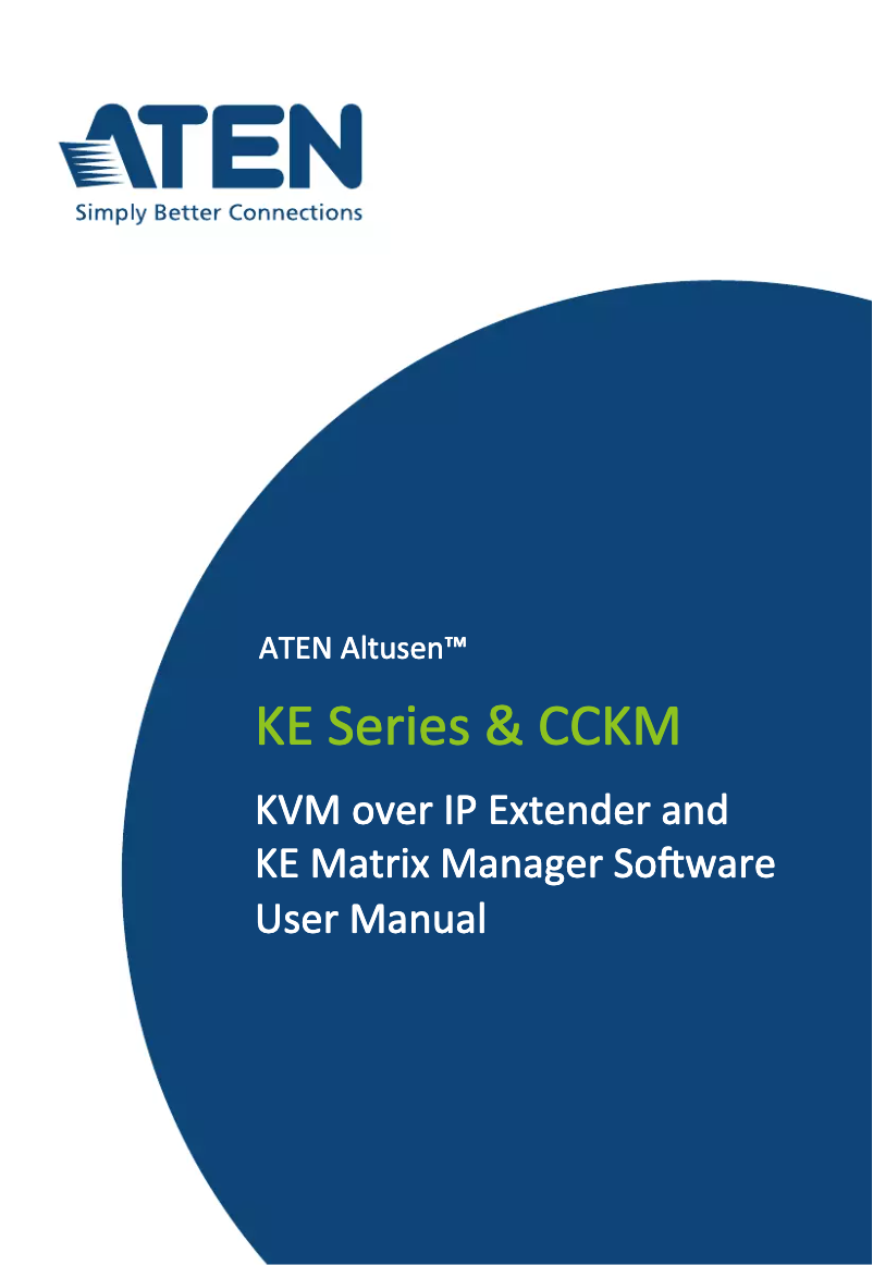 Página 1 del manual Manual de usuario ATen KE6910T