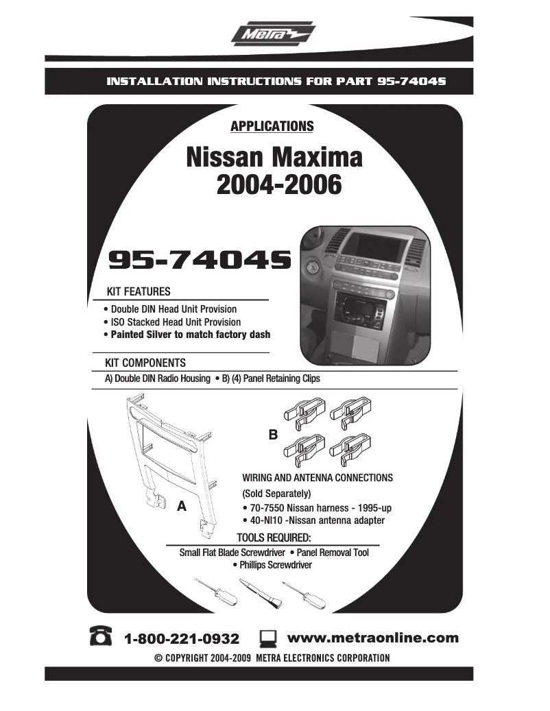 Imagen de la primera página del manual del dispositivo 95-7404S