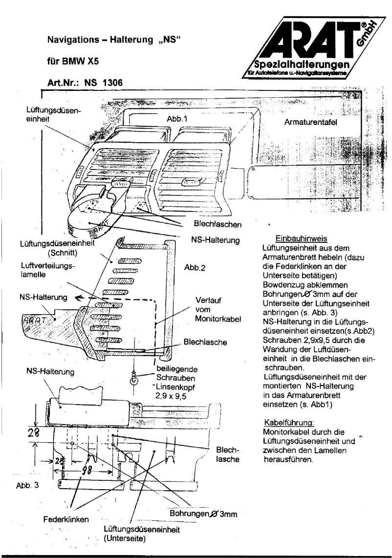 Página nº 1 - Manual de usuario Arat NS1306