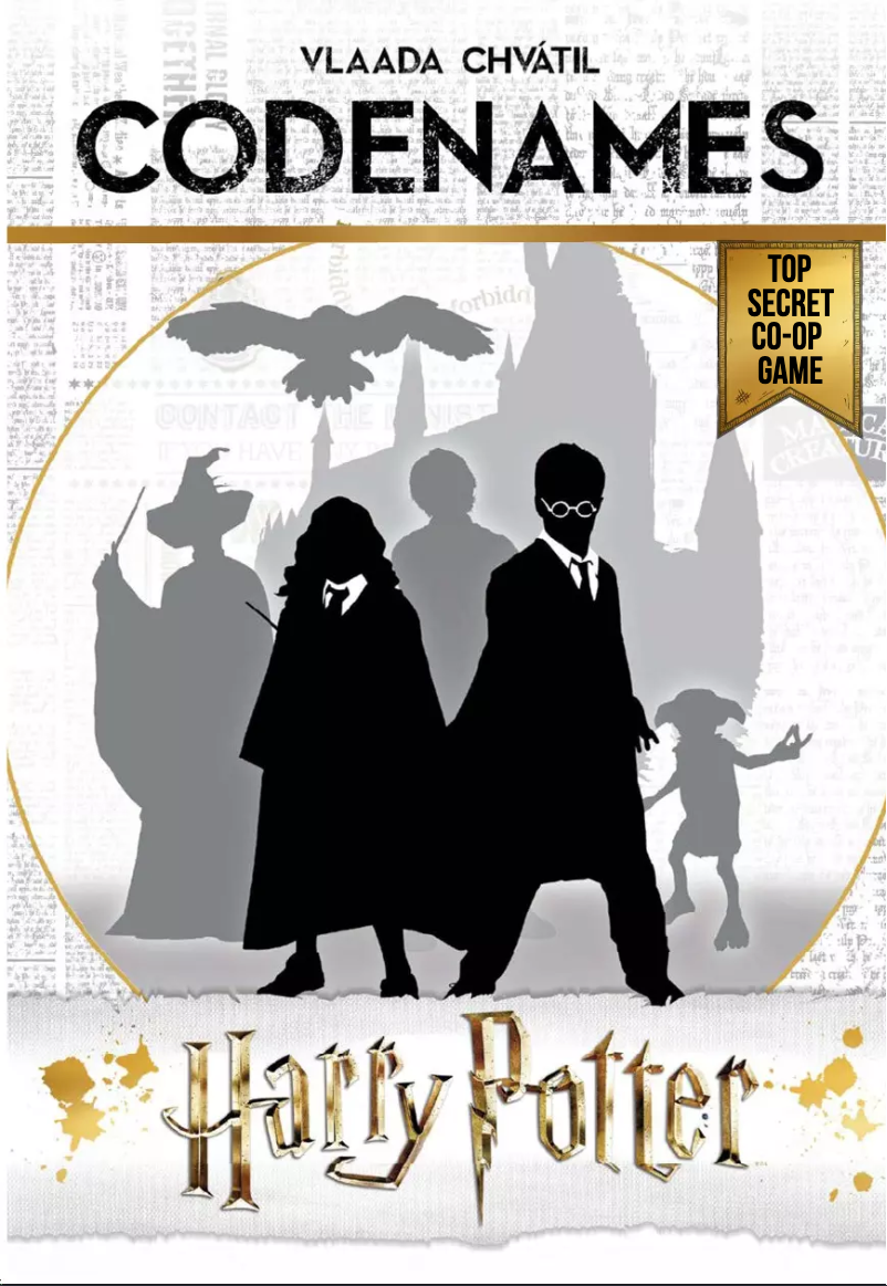 Imagen de la primera página del manual del dispositivo Codenames: Harry Potter
