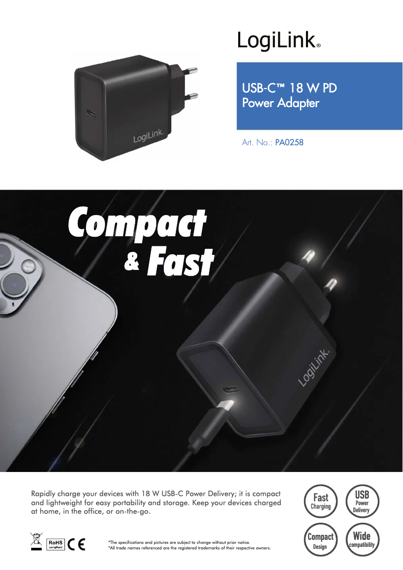 Imagen de la primera página del manual del dispositivo PA0258