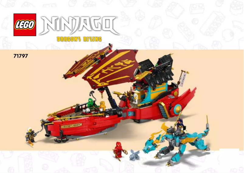 Imagen de la primera página del manual del dispositivo Ninjago 71797
