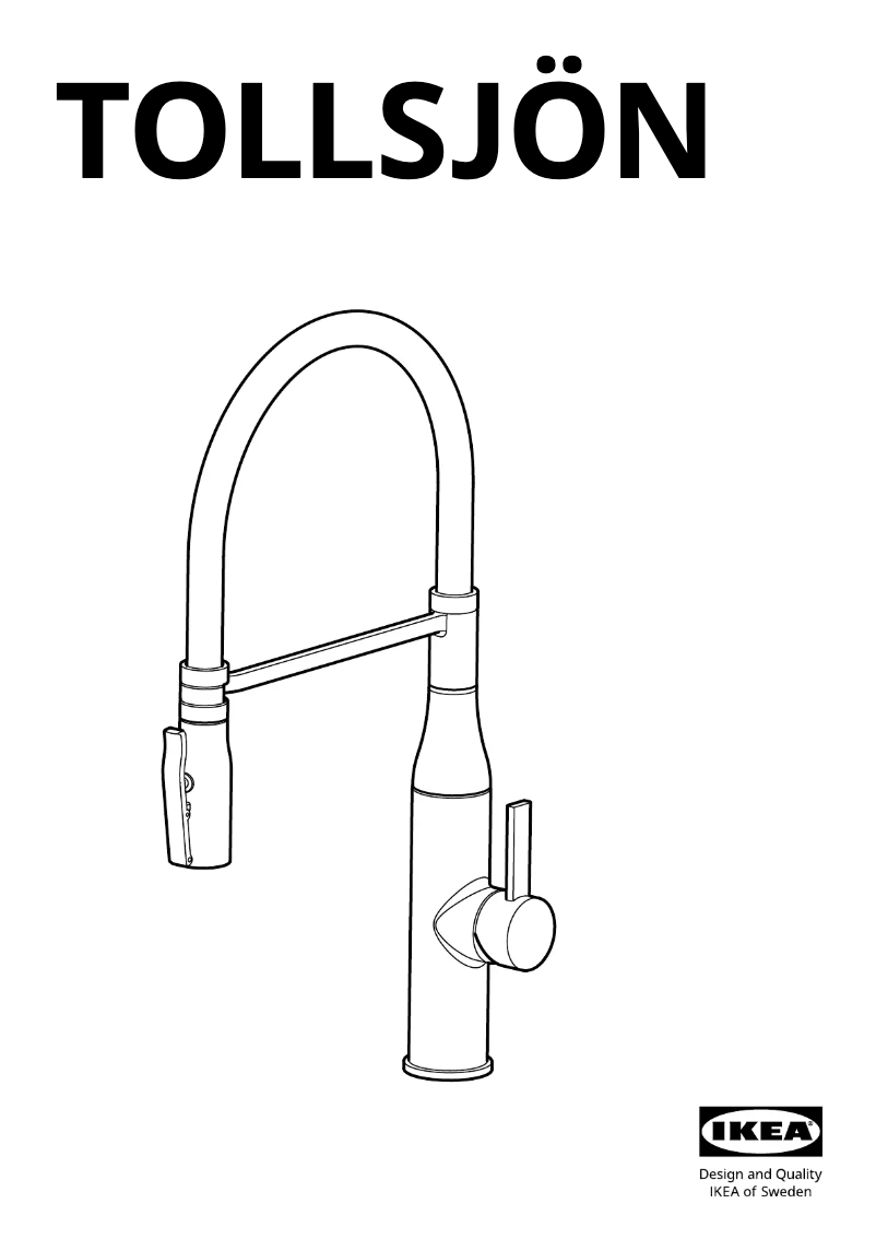 Página 1 del manual Manual de usuario Ikea TOLLSJÖN 003.416.93