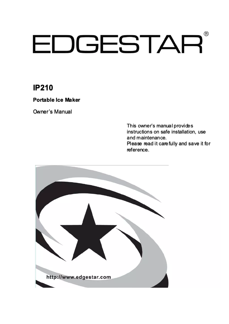 Página 1 del manual Manual de usuario EdgeStar IP210