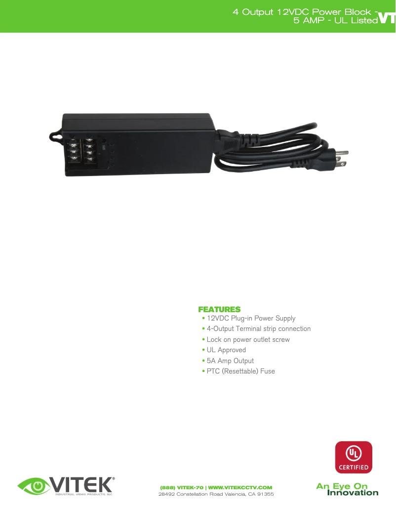 Página 1 del manual Manual de usuario Vitek VT-1205A-D4K