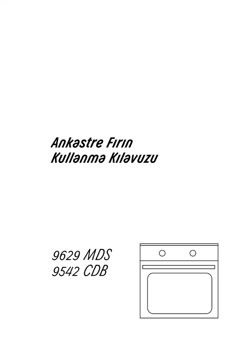 Página 1 del manual Manual de usuario Arçelik 9629 MDS