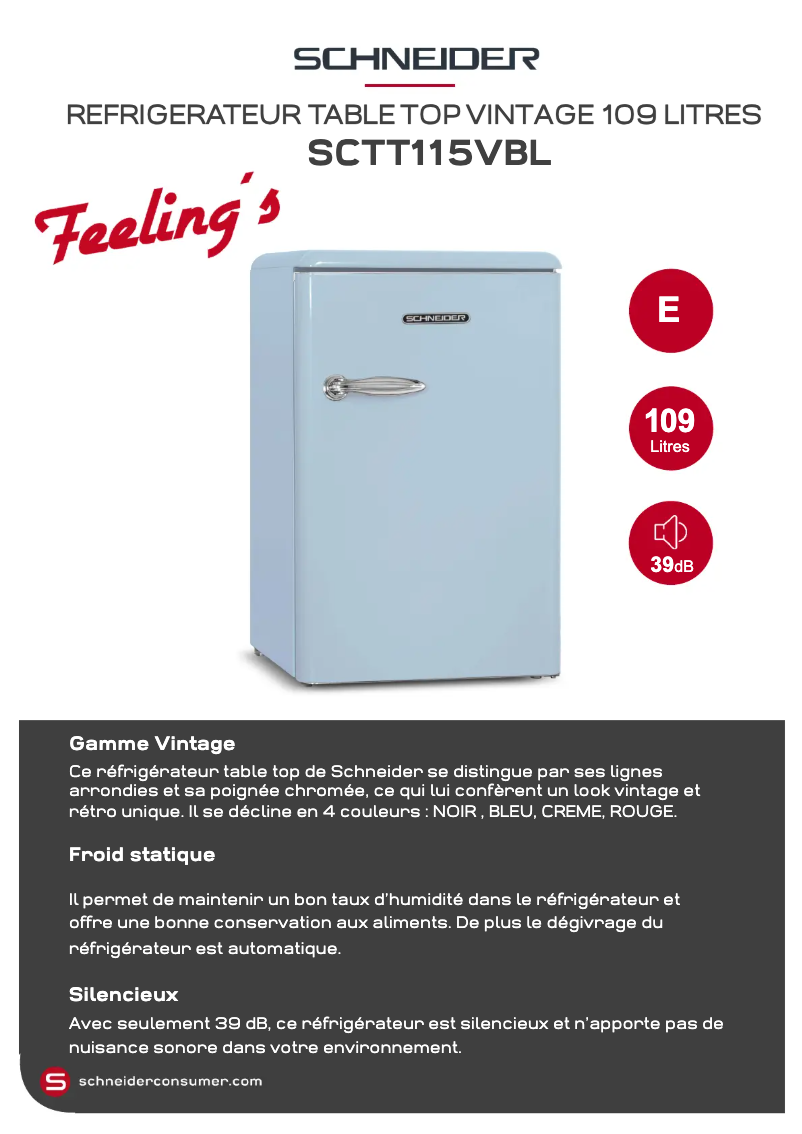 Imagen de la primera página del manual del dispositivo SCTT115VBL