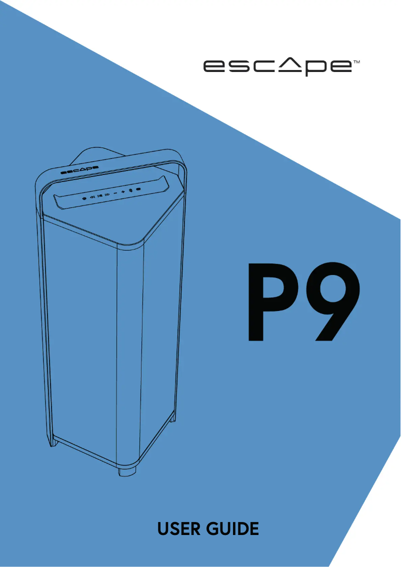 Imagen de la primera página del manual del dispositivo P9