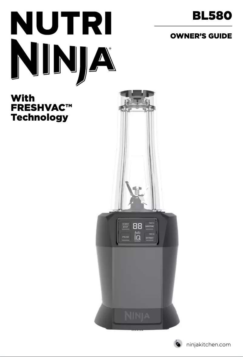 Página 1 del manual Manual de usuario Ninja BL580
