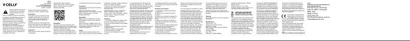 Página nº 1 - Manual de usuario Celly PC2SMARTBAND
