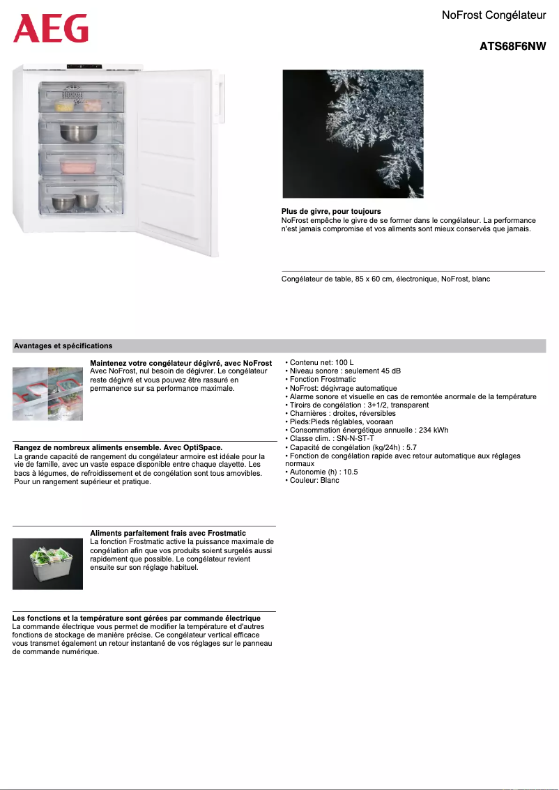 Imagen de la primera página del manual del dispositivo ATS68F6NW