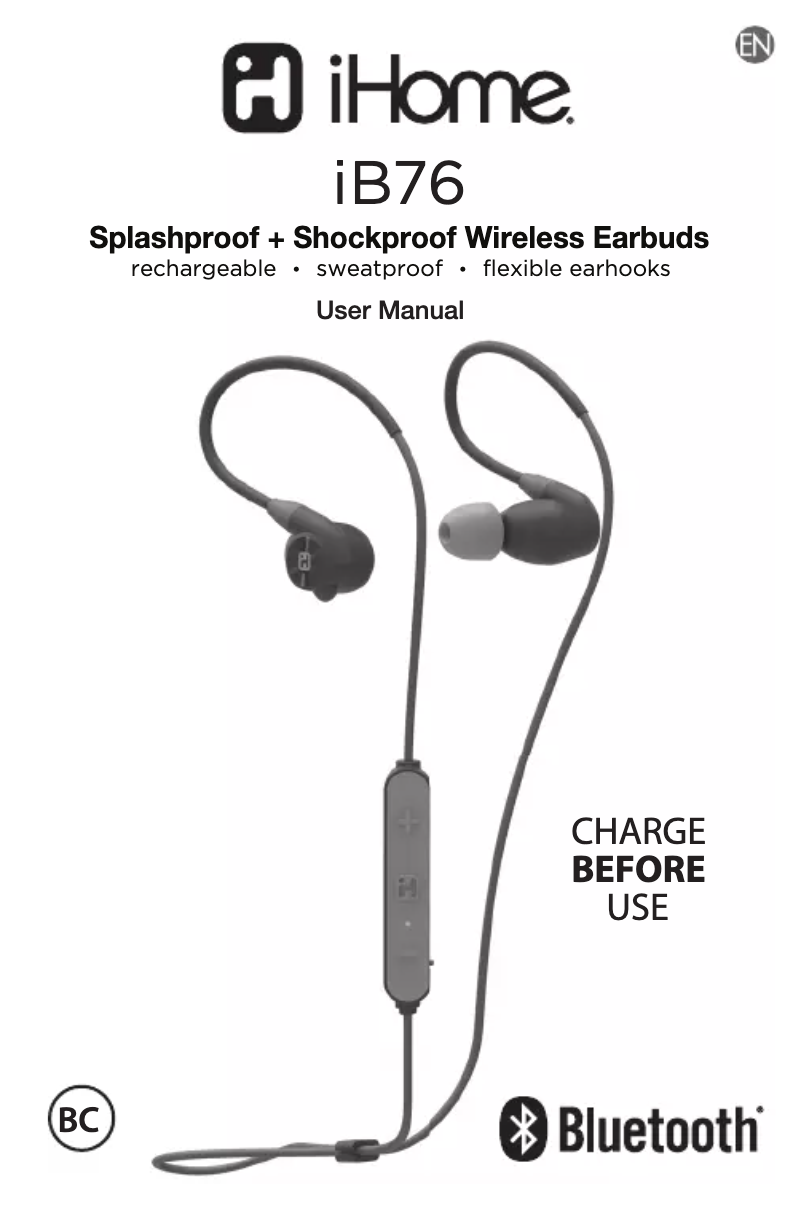 Imagen de la primera página del manual del dispositivo iB76