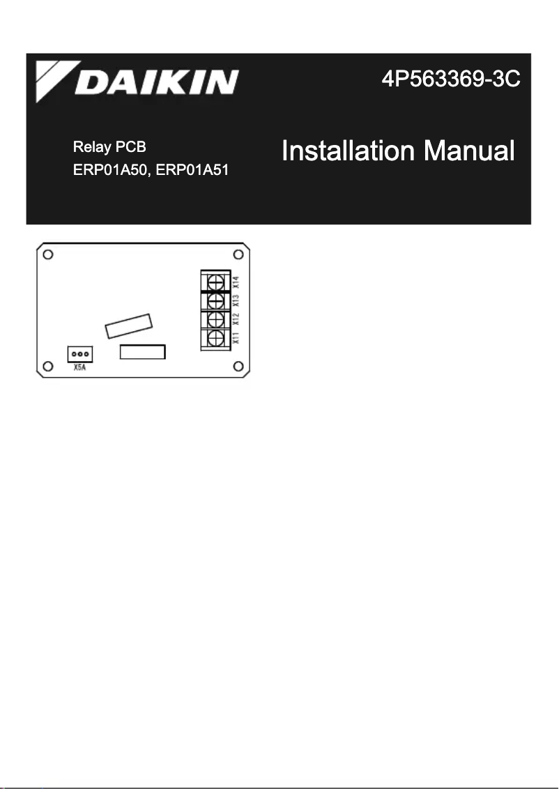 Imagen de la primera página del manual del dispositivo ERP01A50