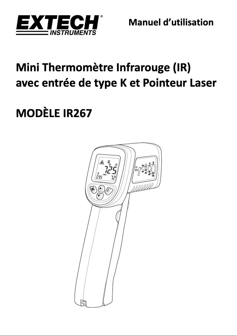 Imagen de la primera página del manual del dispositivo IR267