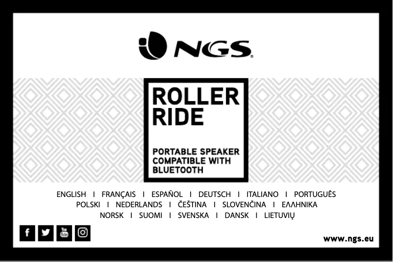 Imagen de la primera página del manual del dispositivo Roller Ride