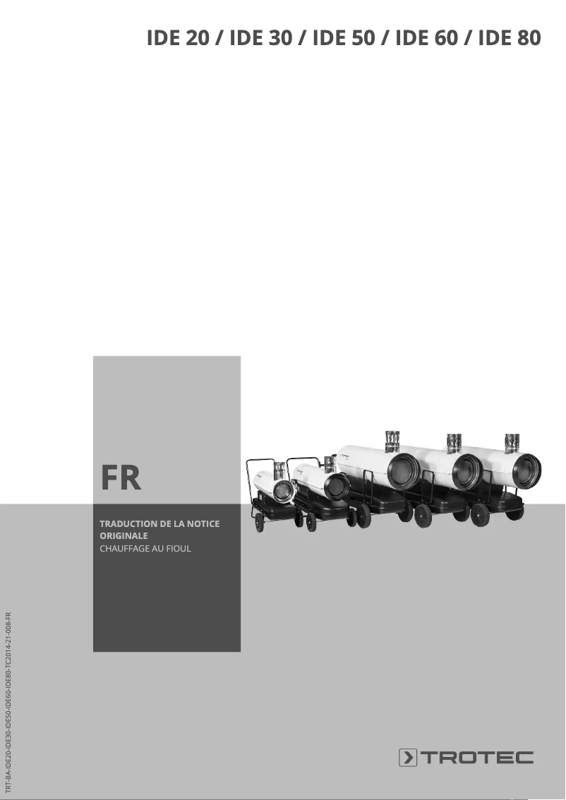 Página 1 del manual Manual de usuario Trotec IDE 60