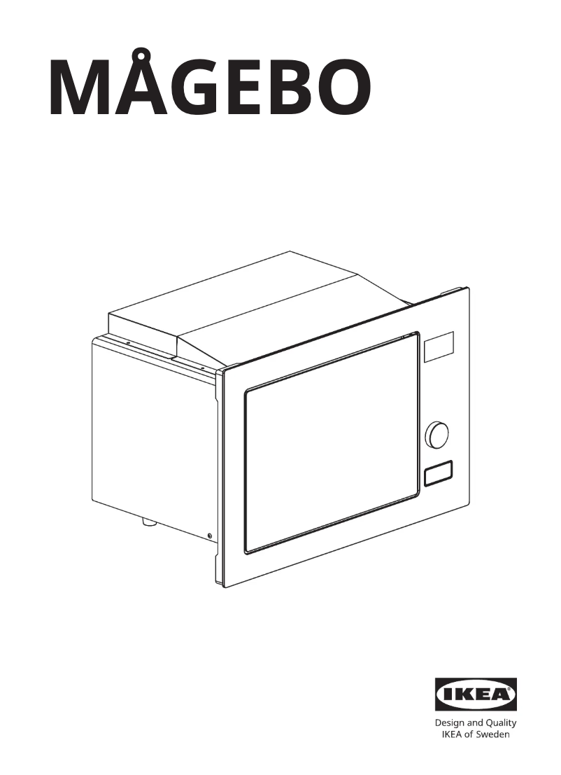 Página 1 del manual Manual de usuario Ikea MÅGEBO 305.570.59