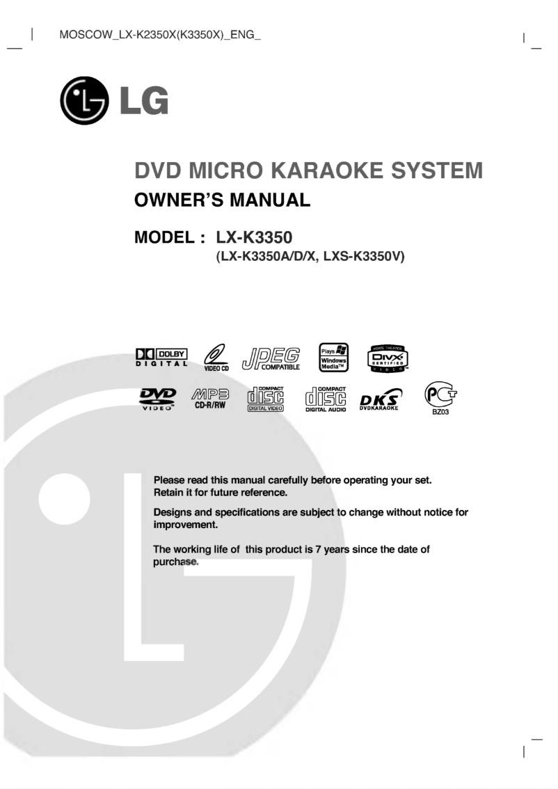 Imagen de la primera página del manual del dispositivo LX-K2351X