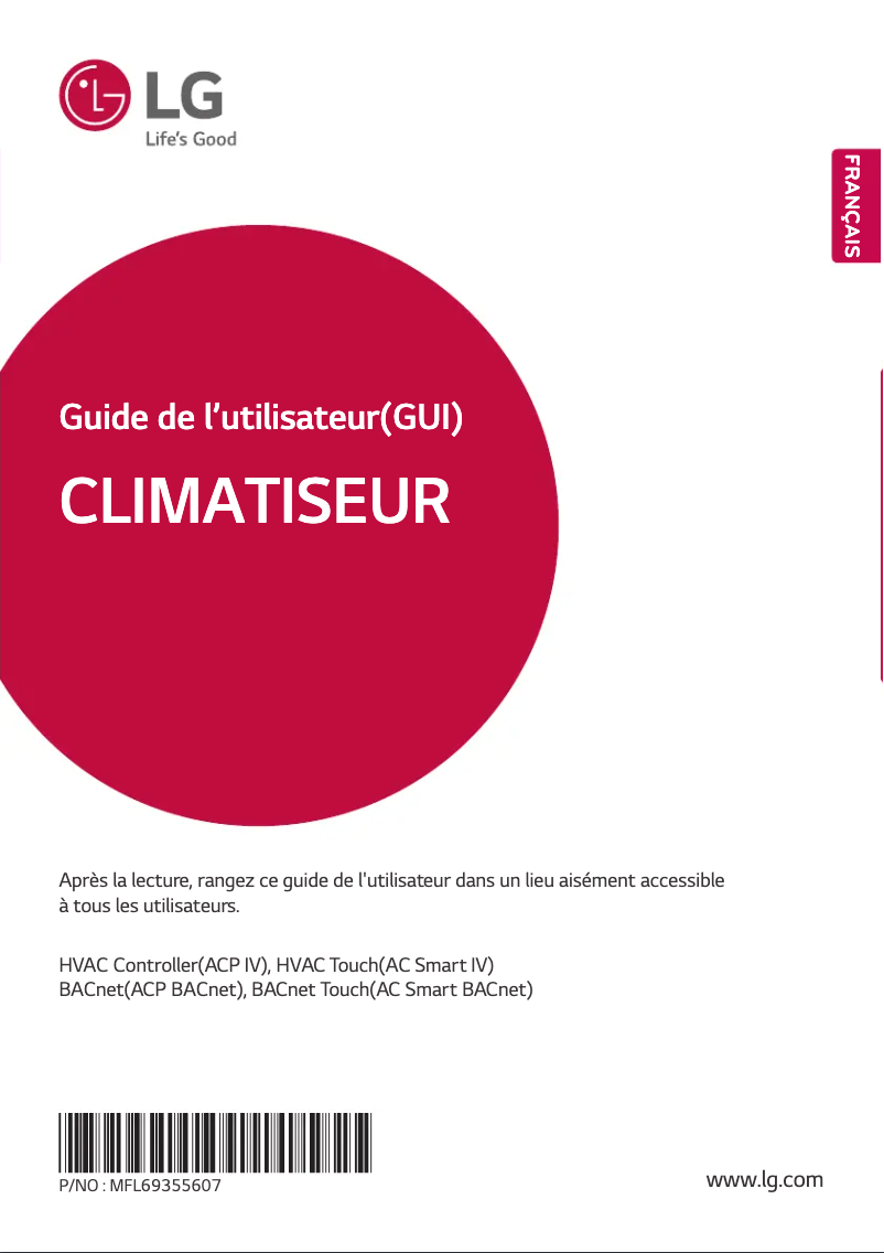 Imagen de la primera página del manual del dispositivo PQNFB17C0