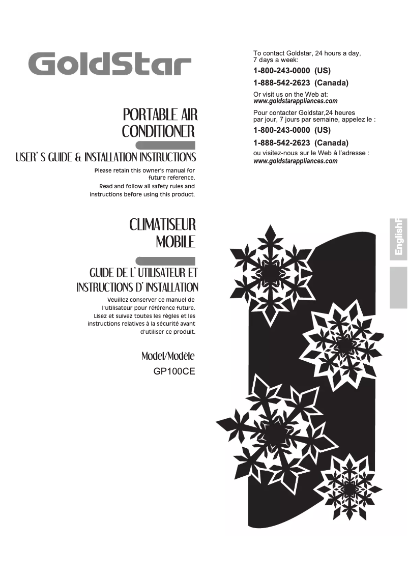 Página 1 del manual Manual de usuario LG GP100CE