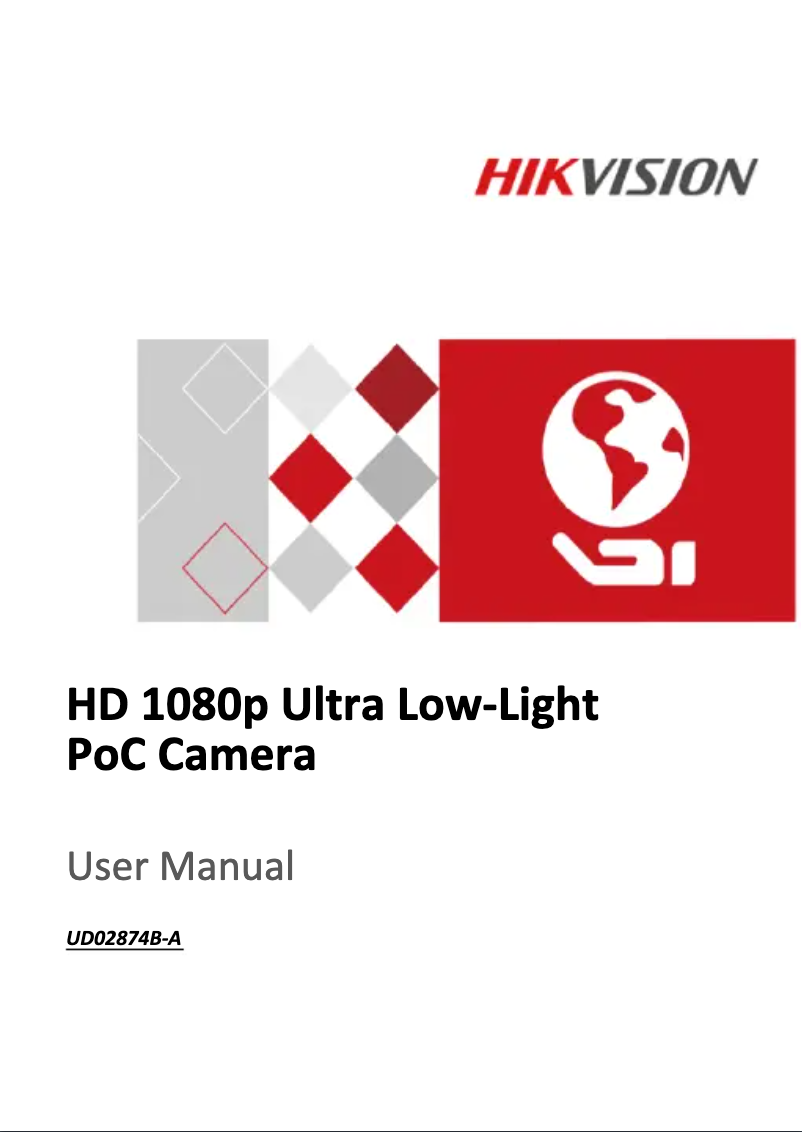 Página 1 del manual Manual de instrucciones Hikvision DS-2CC52D9T-AITZE