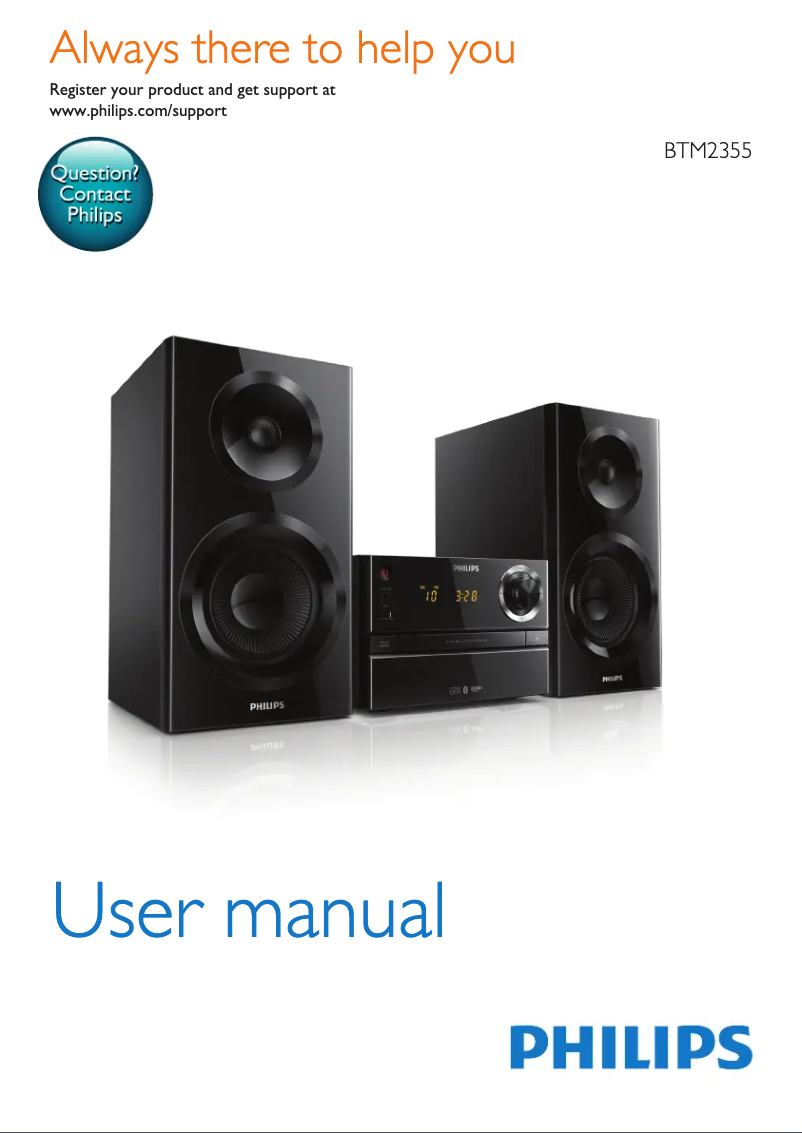 Imagen de la primera página del manual del dispositivo BTM2355