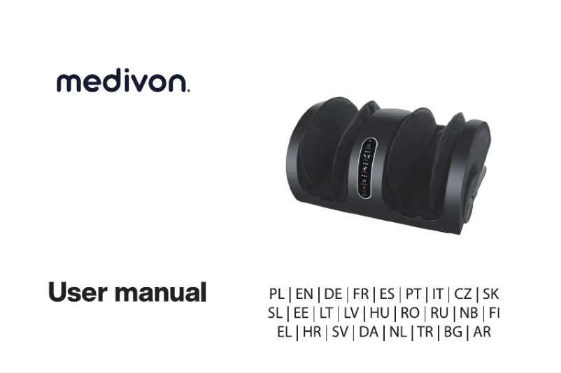 Página 1 del manual Manual de usuario Medivon Lux