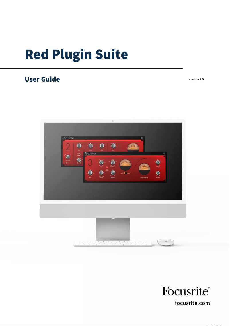 Imagen de la primera página del manual del dispositivo Red Plug-In Suite