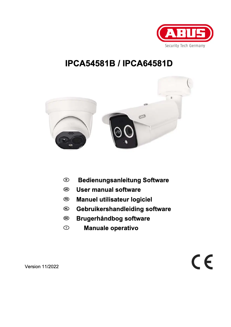 Página 1 del manual Manual de usuario Abus IPCA64581D