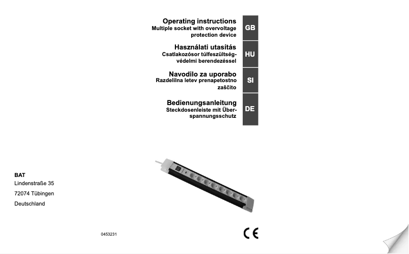 Imagen de la primera página del manual del dispositivo IAN 056731