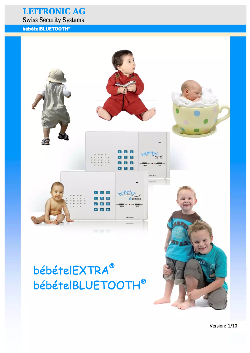 Página 1 del manual Manual de usuario Bébétel Bluetooth