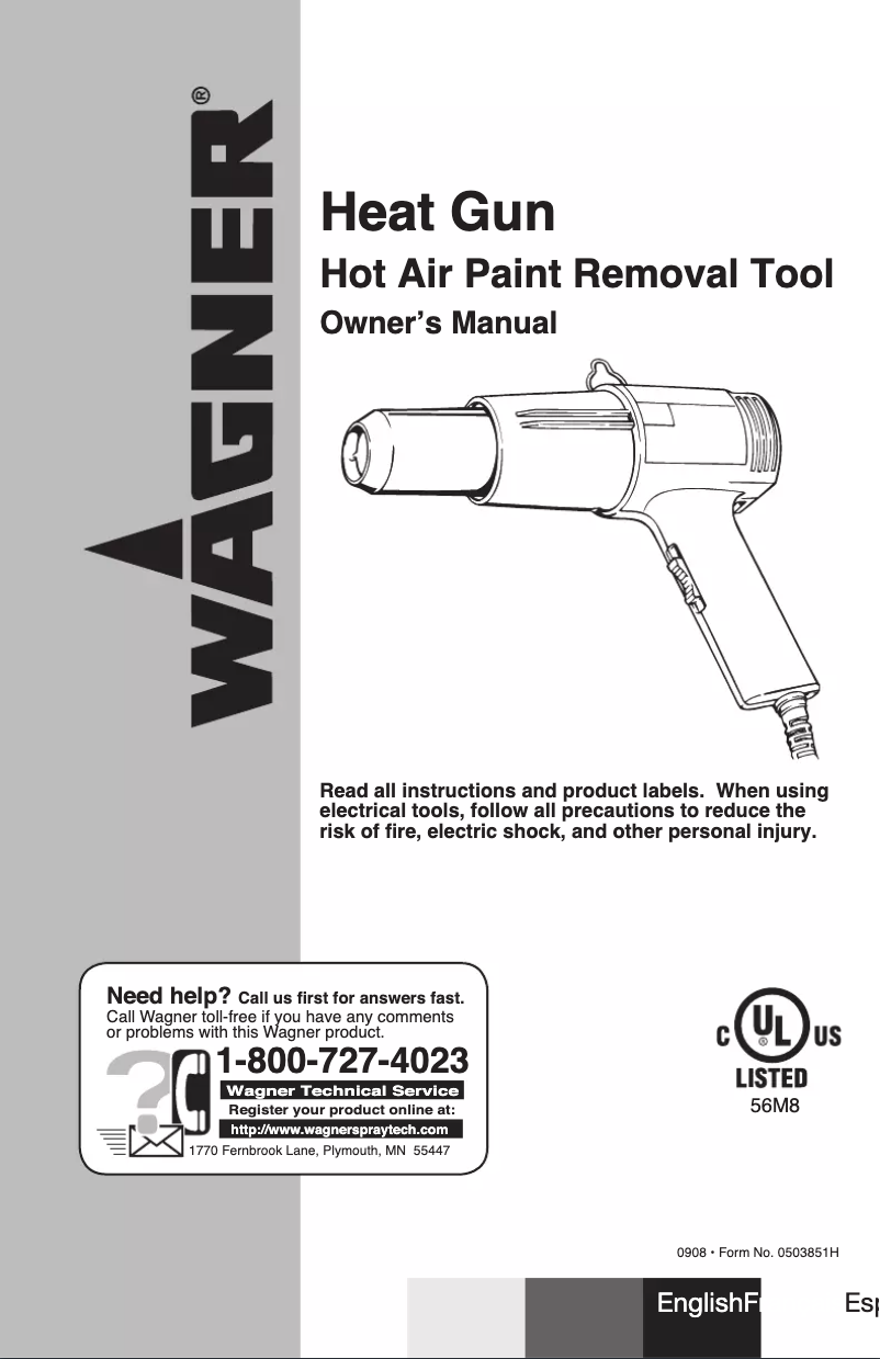 Página 1 del manual Manual de usuario Wagner HT1000