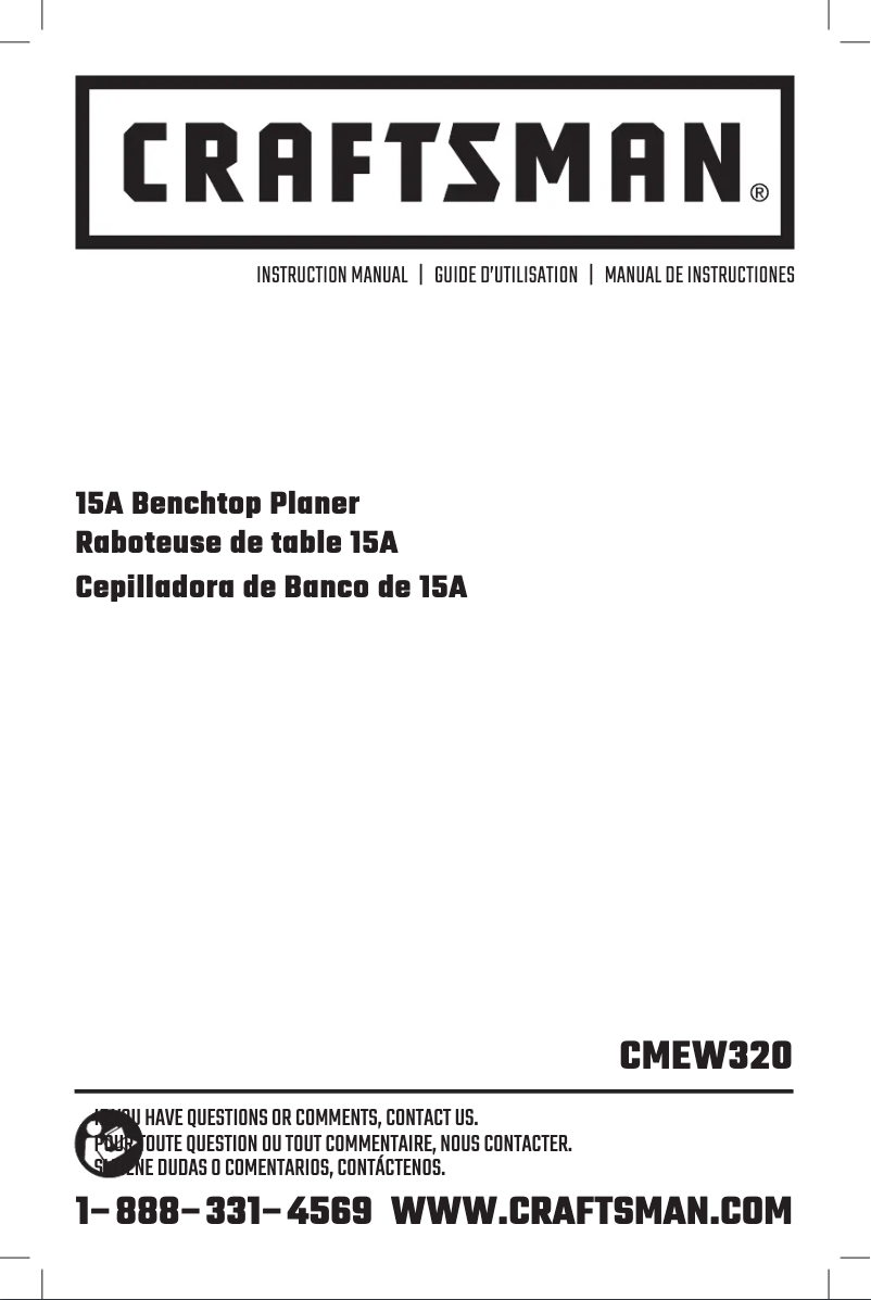 Página 1 del manual Manual de usuario Craftsman CMEW320