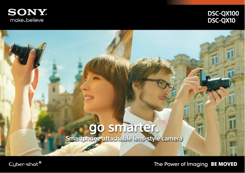 Página 1 del manual Folleto Sony Cybershot DSC-QX10