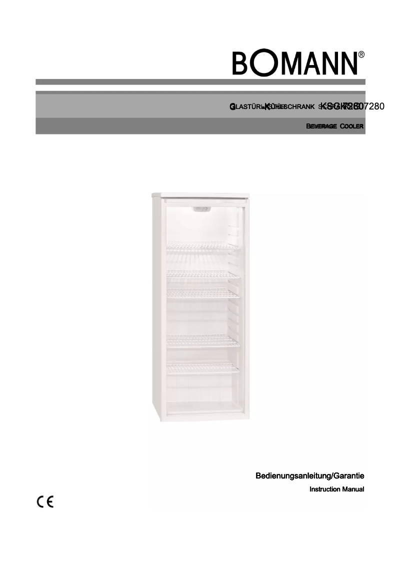 Imagen de la primera página del manual del dispositivo KSG 7280