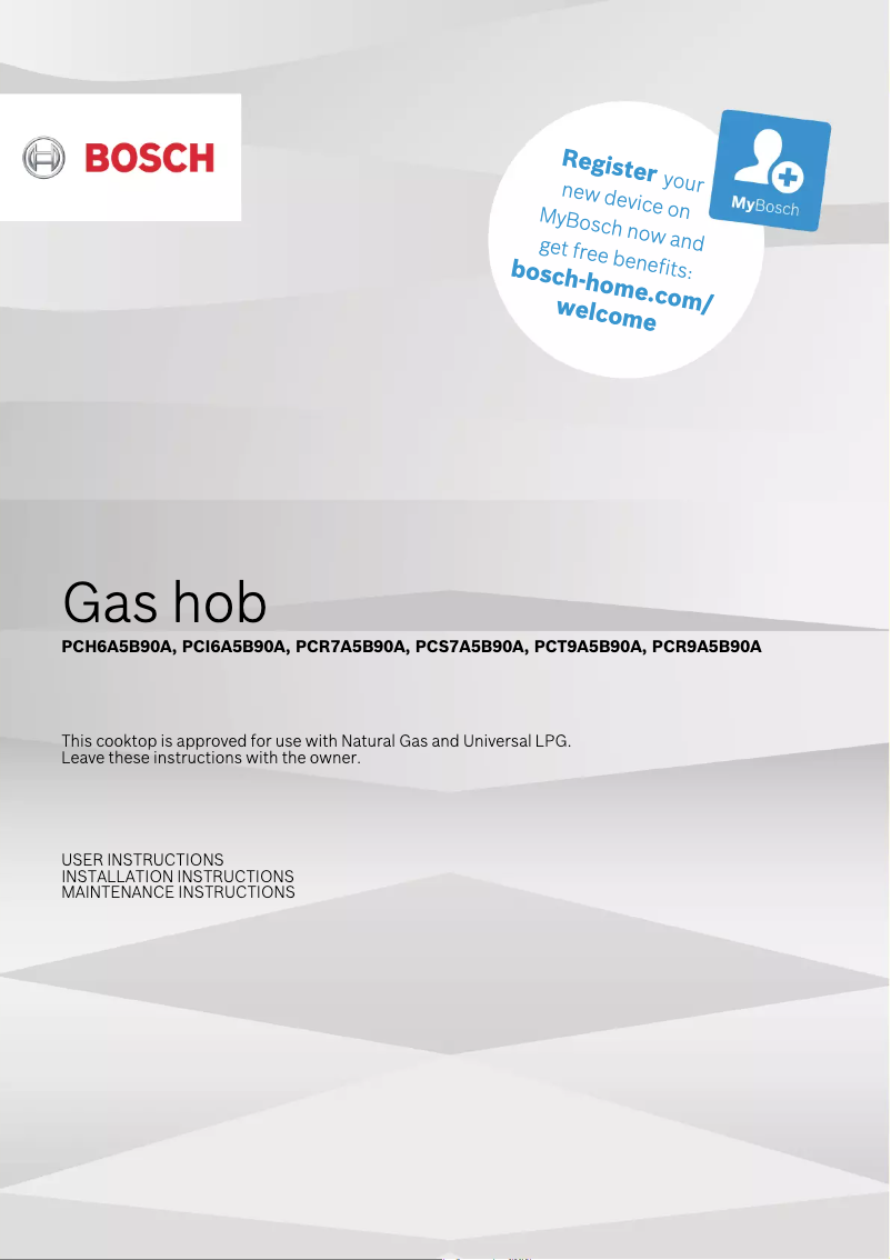 Imagen de la primera página del manual del dispositivo PCH6A5B90A