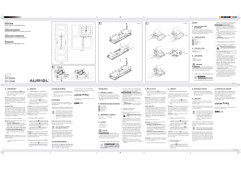 Página 1 del manual Manual de usuario Auriol Z31204A