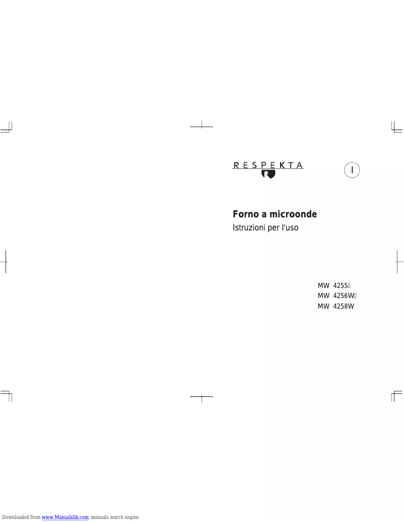 Imagen de la primera página del manual del dispositivo MW 4256W