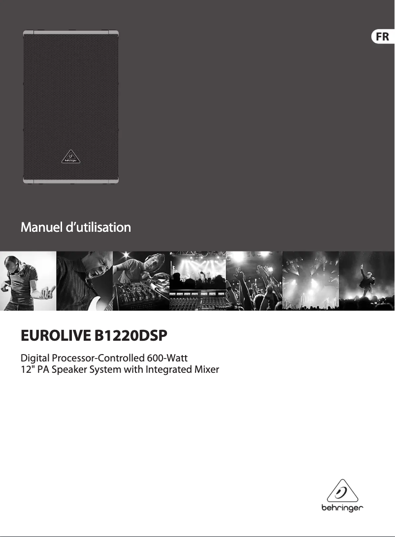 Página 1 del manual Manual de usuario Behringer Eurolive B1220DSP
