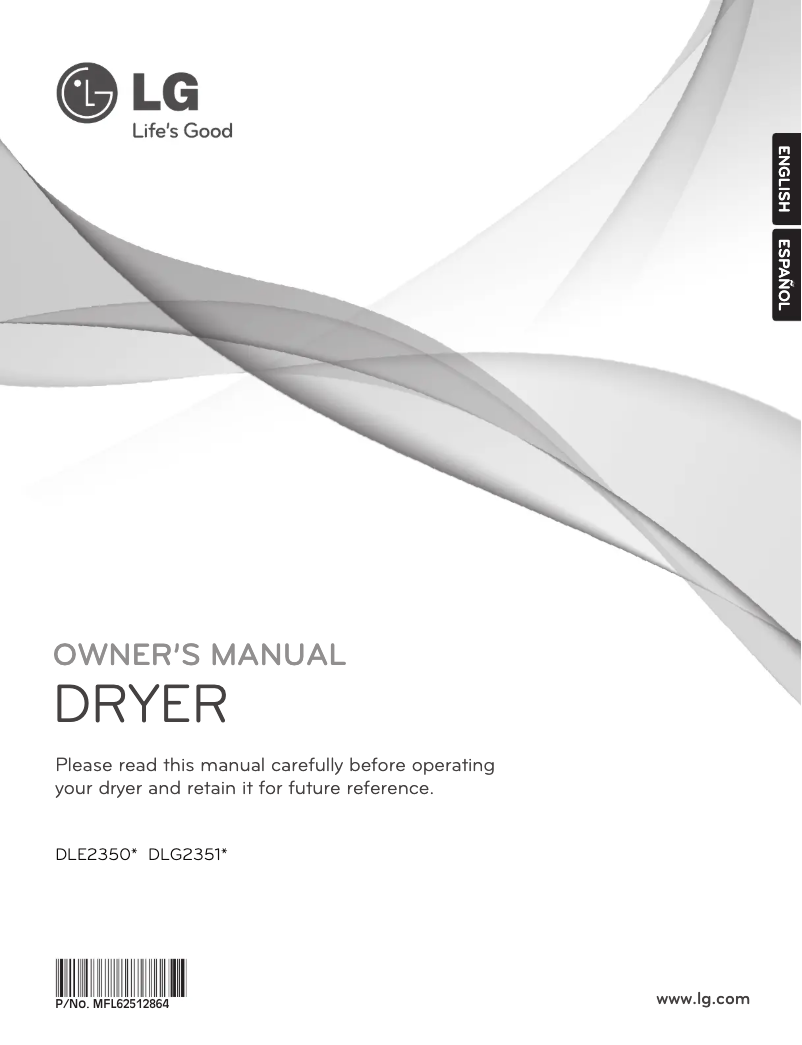 Página 1 del manual Manual de usuario LG DLG2351W